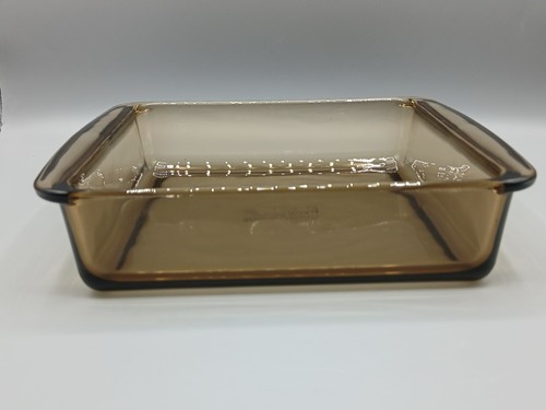 Vintage pyrex square smoked - square,
