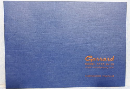 Garrard sp25 iii record - garrard,