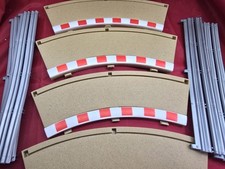 Scalextric Radius 1 Curve Outer Borders & Barriers BJ C8240 x 4