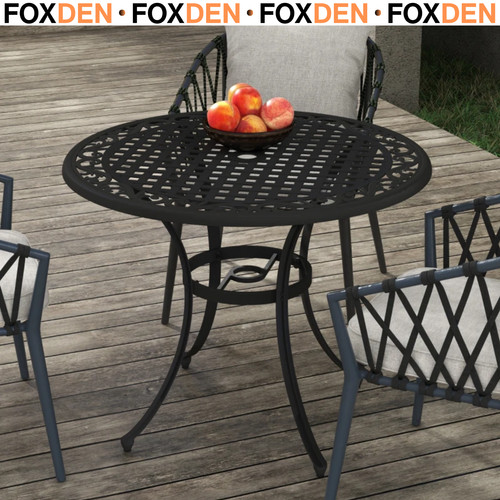90cm round cast aluminium - 90cm,