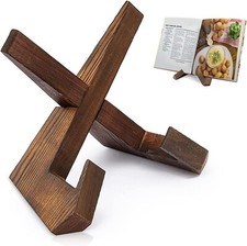 Wooden Cookbook Stand Rustic