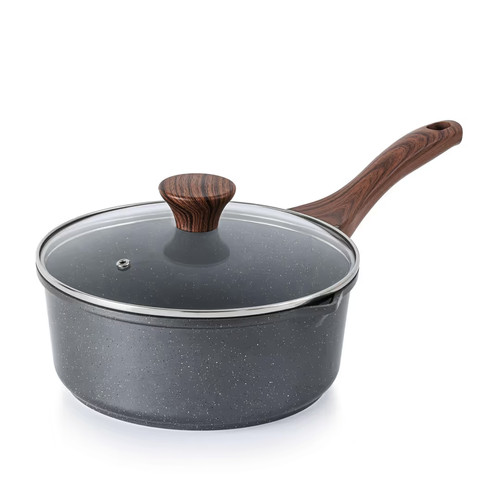 Non stick casserole with - non-stick, lid