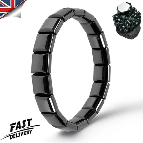 Hematite bracelet magnetic - hematite,