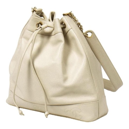 Chanel vintage cream caviar - cream,