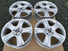 17" MINI COOPER BULLET R50 R53 R56 ALLOYS WHEELS x4 REFURBISHED SILVER 6763299