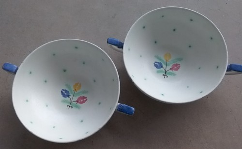 1930s crown ducal soup - crown, bowls