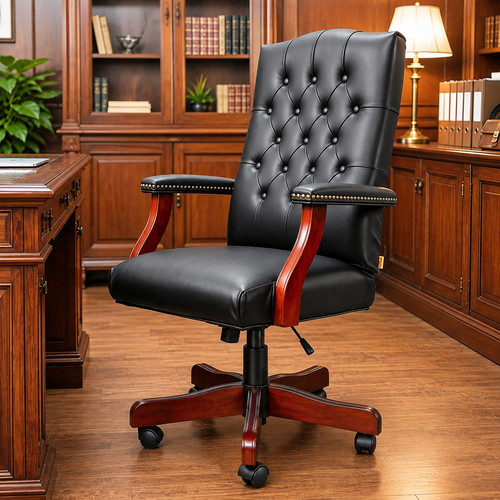 Classic executive office - office, chair