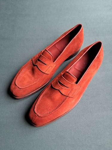 John lobb ashley - copper, suede