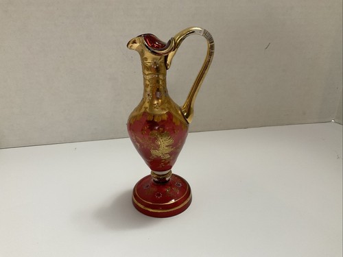 Moser cranberry glass - moser, "