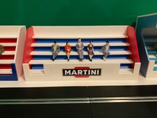 1:32 Scale MARTINI Grandstand & 5 seated figures Scalextric Carrera SCX Building
