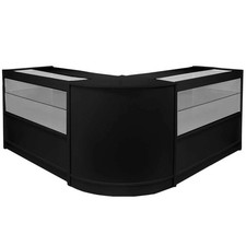 Shop Counters Display Storage Cabinets Black POS Glass Shelves Gemini Vape