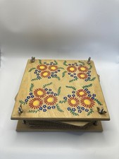 Wooden flower press vintage