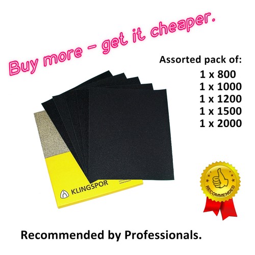 Wet and dry sandpaper - and,