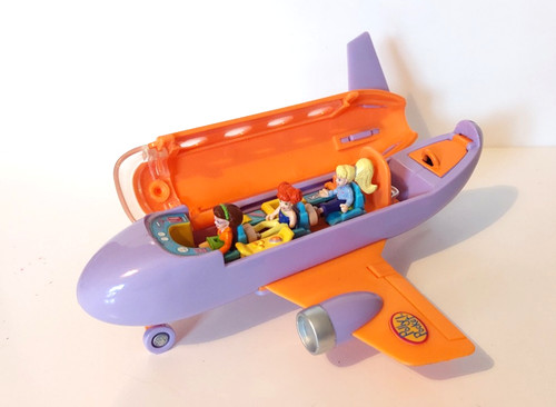 Vintage polly pocket tour jet - polly,