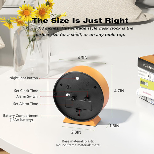 Ayrely analogue alarm - ayrely,