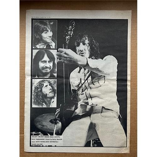 Who pete townshend pin - pete, pin-up