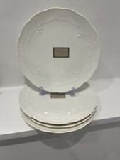 White Plates Jeff Banks Side Pour La Maison 20cm Scalloped Patterned 4pcs