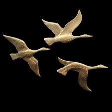 Vintage MCM Solid Brass Flying