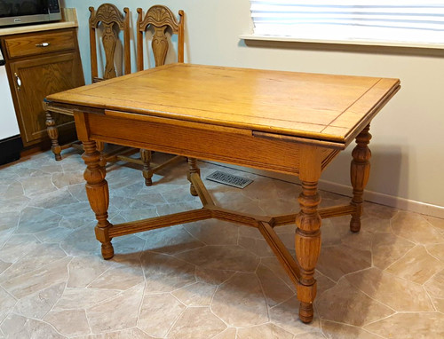 Vintage oak harvest dining - vintage,