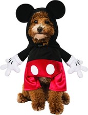 Rubie's Mickey Mouse Large Pet Dog Costume Fancy Dress  New