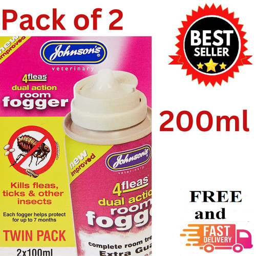 Johnsons fleas fogger cans - 4,