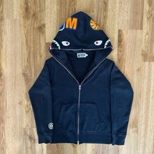 BAPE A Bathing Ape Shark Full Zip Navy Hoodie (Top Tier Piece 🥷)