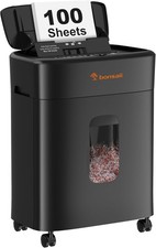 Auto Feed Paper Shredder Heavy Duty Office Micro Cut 100 Sheet Bonsaii C231-D VG