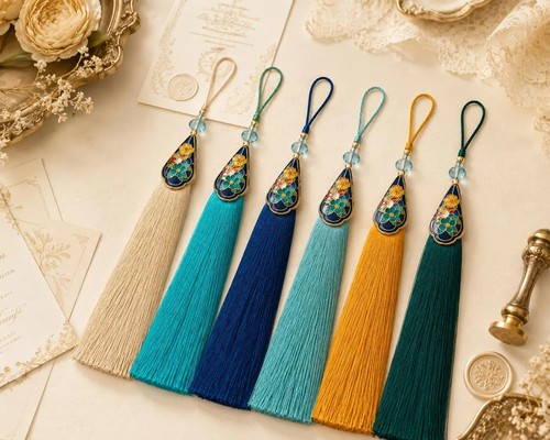 Decorative key tassels - ,,