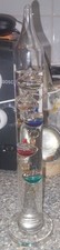 Glass Galileo Thermometer 28cm Tall,5 Balls, Multicolour 