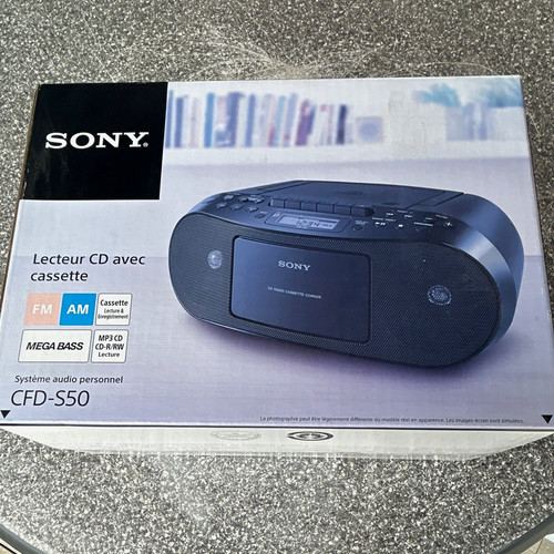 Sony cfd s50 boombox - sony,