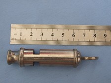 Vintage WW2 ARP Whistle by J. Hudson & Co, Barr Street, Hockley, Birmingham