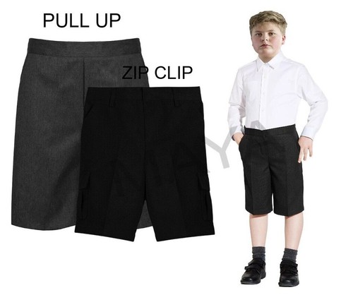 Boys half elasticated school - boys,