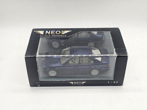 Bmw e34 blue neo - bmw, 1:43