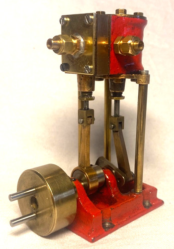 Vertical marine steam engine - vertical,