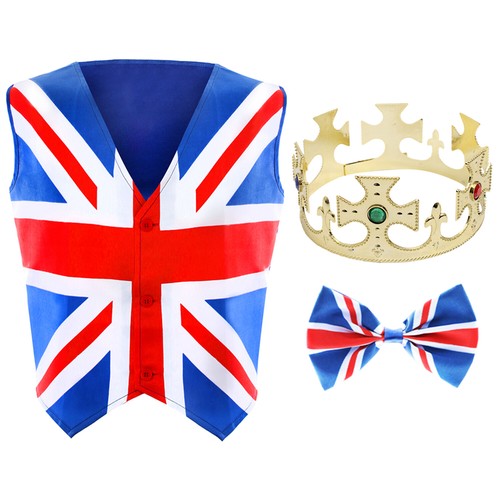 Mens union jack waistcoat - jack, waistcoat,