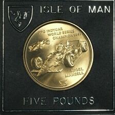 1994 Isle of Man £5 five pounds coin Nigel Mansell cased uncirculated