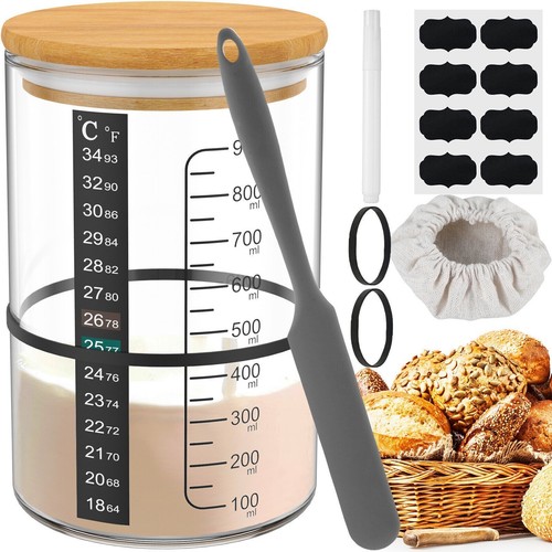 9pcs sourdough starter jar - starter,