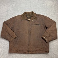 Wax Jacket Adult Large Brown