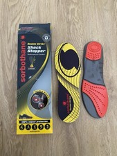 NEW Sorbothane Double Strike Size 7 Shock Stopper Insoles