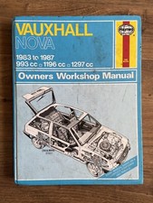 HAYNES MANUAL VAUXHALL NOVA