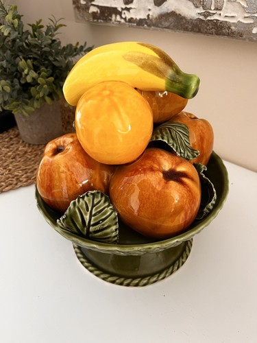 Vintage majolica pottery - vintage,