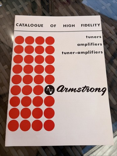 Armstrong amplifier leaflet - amplifier,