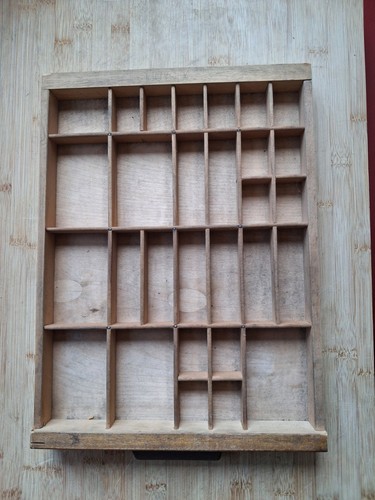 Printers wooden type tray 5 - printers,