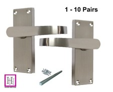 Door Handles Satin Nickle