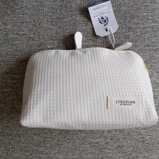 L'Occitane White Beauty Pouch