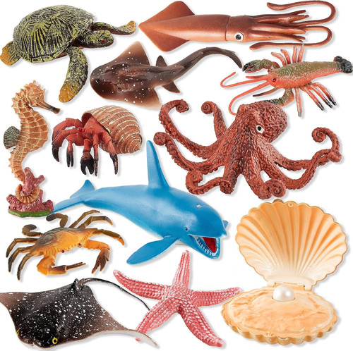 Sea animal figures - toy,, large