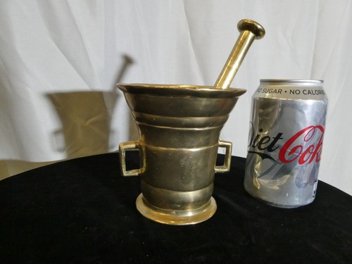 Antique 19thc bronze - bronze, mortar