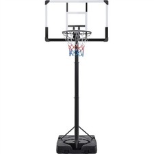 Basketball Hoop System Portable 7.5-10ft Height Adjustable Basketball Net Stand