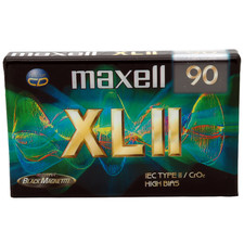 MAXELL XL II 90 TYPE 2 II CHROME BLANK AUDIO CASSETTE TAPE (1998 ) NEW SEALED