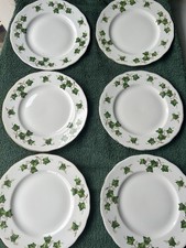 6 Vintage Colclough Ivy leaf